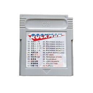 Nintendo GB Rockman Game Cartridge Made In Japan w Storage Case 90s Vintage